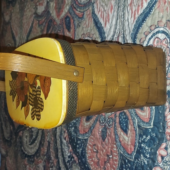 Basketville Putney Vermont Basket purse - Picture 3 of 9